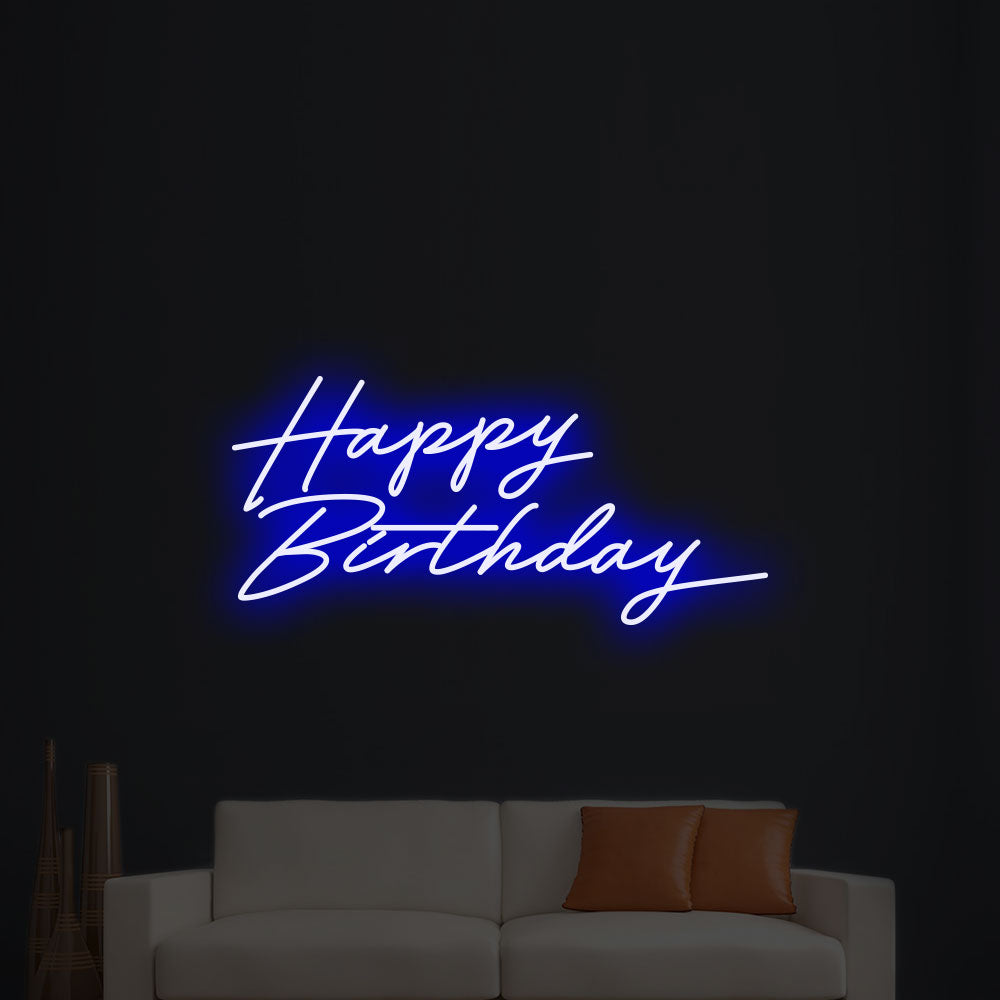 Happy Birthday LED Neon Sign – Rainbow Neon Sign